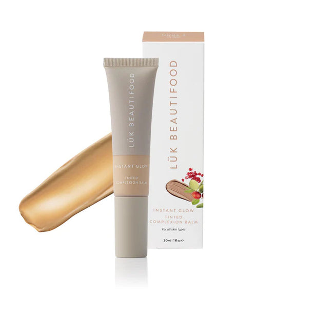 LÜK Beautifood Instant Glow Skin Tint Nude 4 Medium bottle
