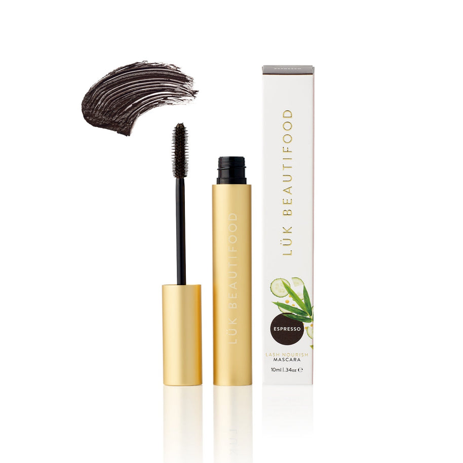 Lash Nourish Mascara Espresso LÜK Beautifood tube