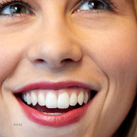 Natural lipstick Rosé shade, dewy finish