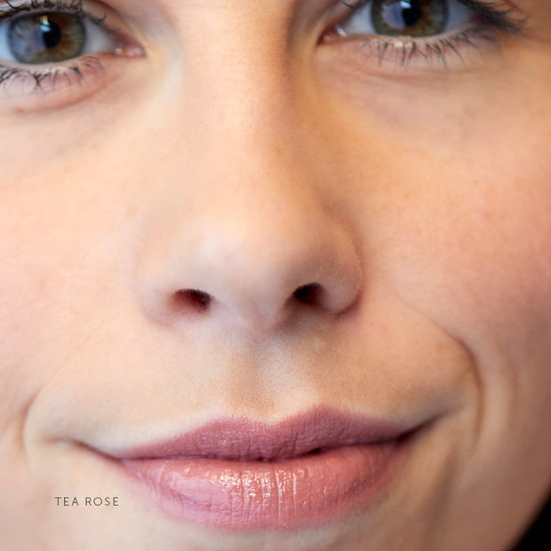 Deep dusty rose neutral lipstick shade, LUK Beautifood