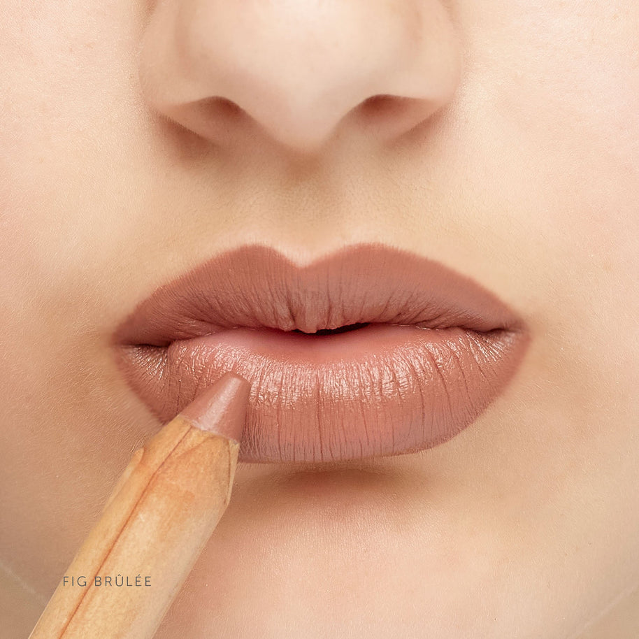 LÜK Beautifood Fig Brûlée Natural Lipstick Crayon
