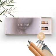 LÜK Beautifood Luminous Eye Duo Gift Set in Soft Smoke