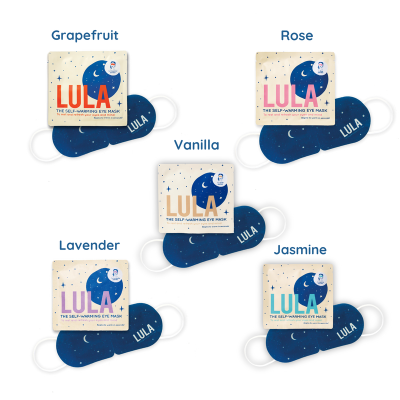 Lula Eye Mask Christmas edition warming masks for relaxation and sleep