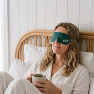 Limited edition winter scent self-warming eye mask packaging
