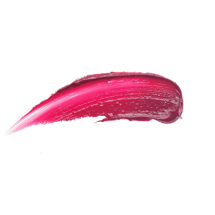 Rich berry red natural lipstick with nourishing ingredients