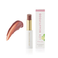 LUK Beautifood Rose Lime Natural Lipstick – warm pecan tone
