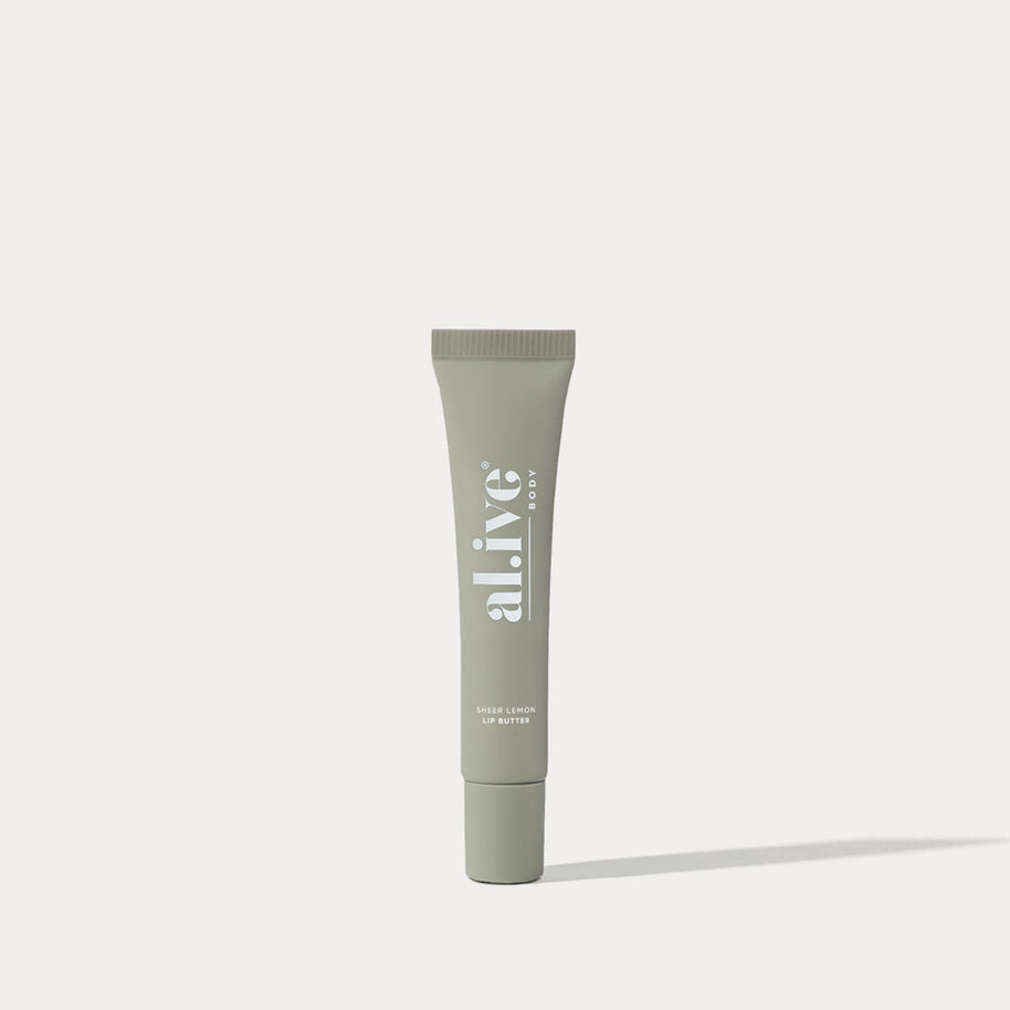 al.ive body Sheer Lemon lip butter tube