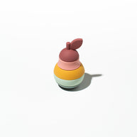 Little Drop Pear Stackies silicone stacking teether toy