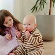 Little Drop non-toxic teether and sensory stacking toy for babies