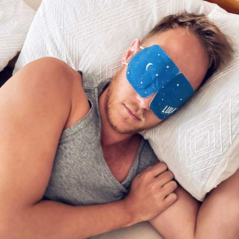 Lula self-care eye masks for sleep, stress relief, and tired eyes
