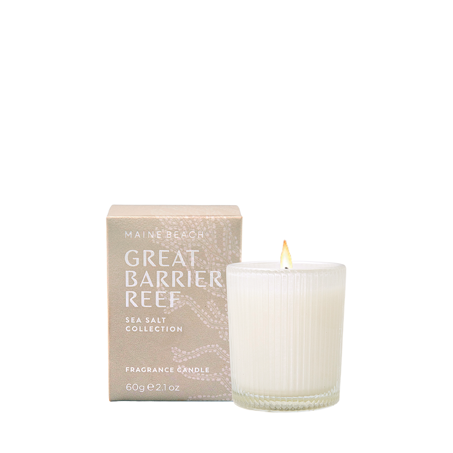 Maine Beach Great Barrier Reef Sea Salt Fragrance Candle 60g