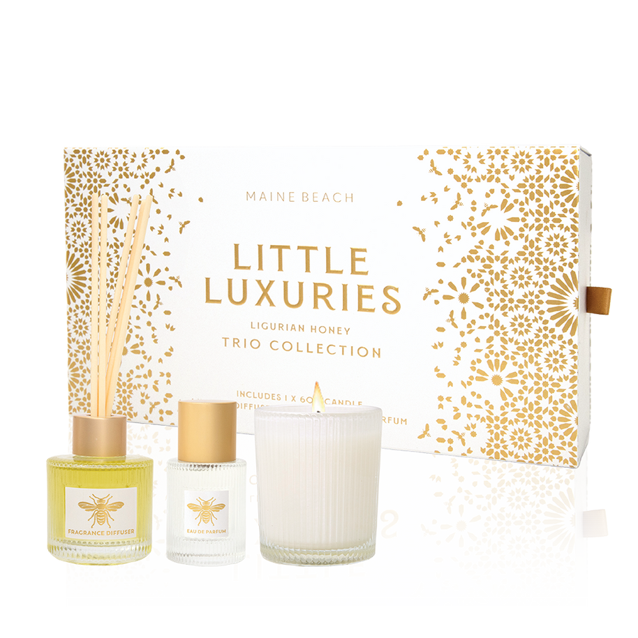 Maine Beach K.I. Ligurian Honey Little Luxuries Trio gift set