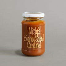 Misty’s Brandy Salted Caramel Sauce 375ml jar