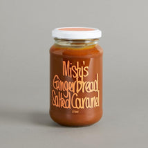 Misty’s Gingerbread Salted Caramel Sauce 375 ml jar