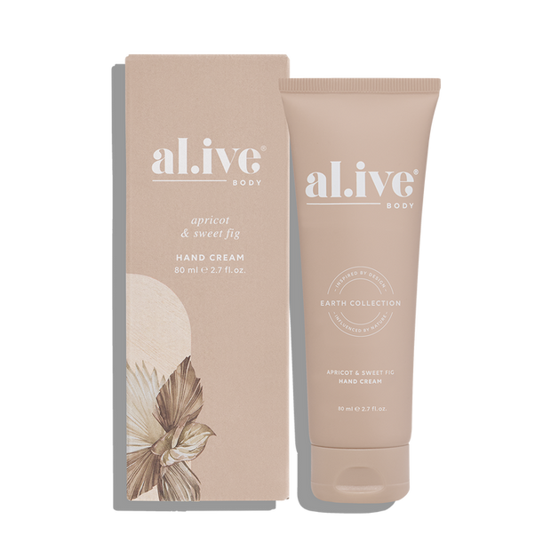 Al.ive Body Hand Cream – Apricot & Sweet Fig (80 ml)