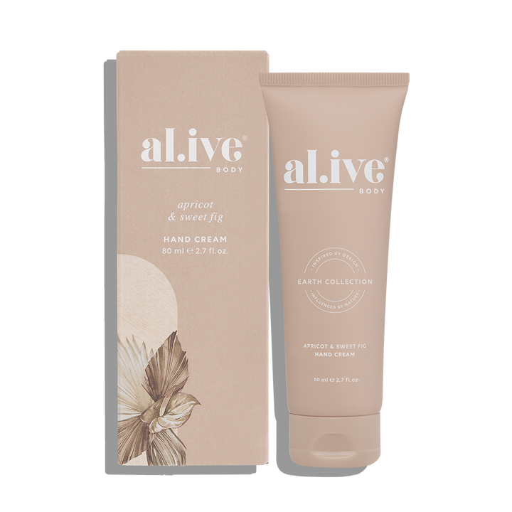 al.ive body Apricot & Sweet Fig Hand Cream 80 ml nude tube