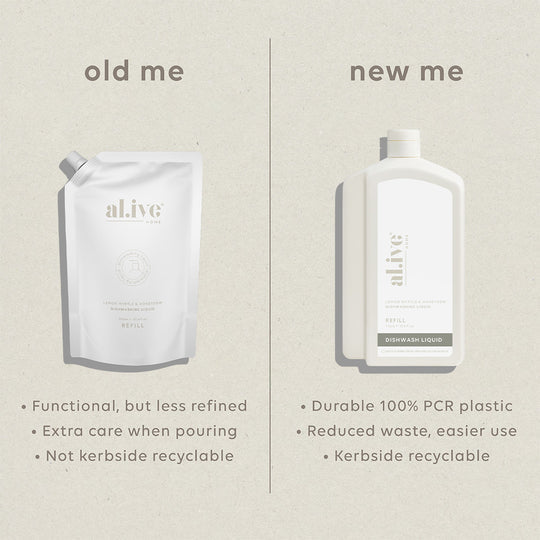 Al.ive Body Lemon Myrtle & Honeydew Dish Wash Refill (1 L)