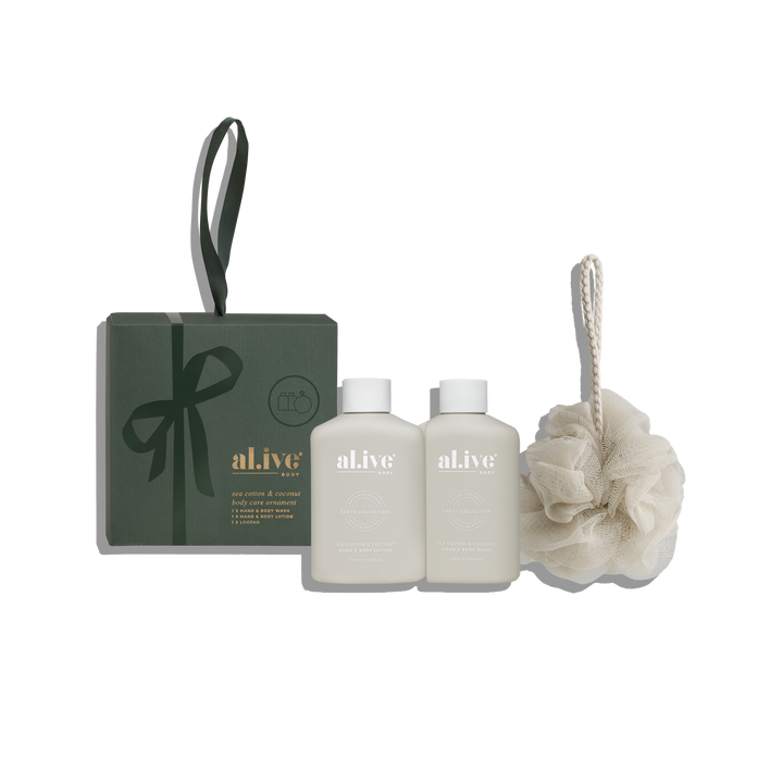 al.ive body Body Care Ornament Sea Cotton & Coconut festive bauble set