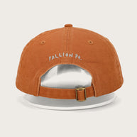 Ochre baseball cap with embroidered WA dhufish design