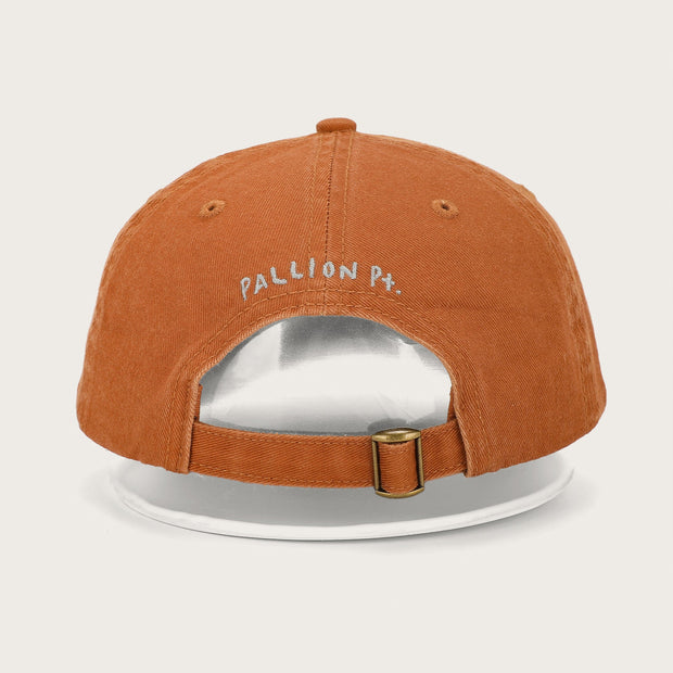 Ochre baseball cap with embroidered WA dhufish design