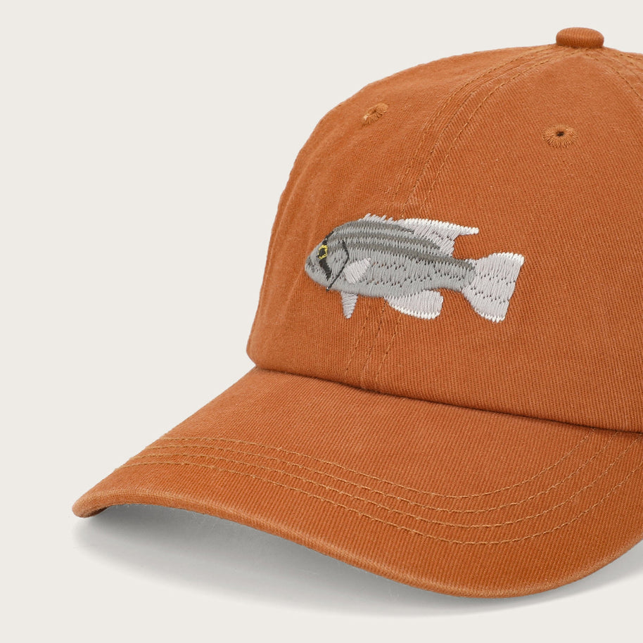 Pallion Point unisex fishing hat with adjustable strap and recycled brim