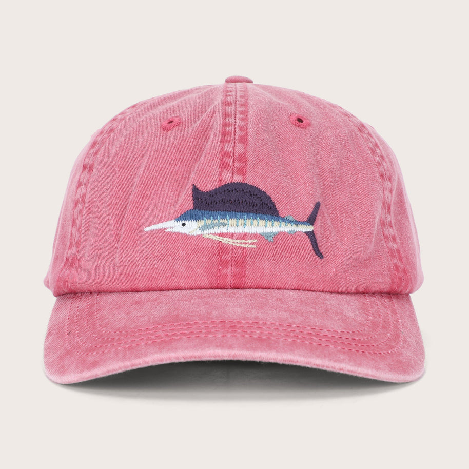 Pallion Point Sailfish Lid washed pink cotton cap