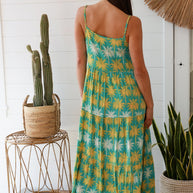 Lightweight summer maxi slip dress