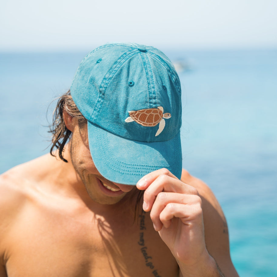 Pallion Point unisex turtle hat with adjustable strap