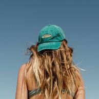 Pallion Point fishing cap with recycled brim and metal clasp
