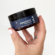 Cooling peppermint foot cream with shea butter and macadamia oil