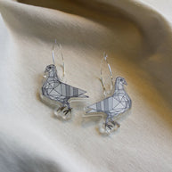 Rundle Mall Pigeon Hoop Earrings