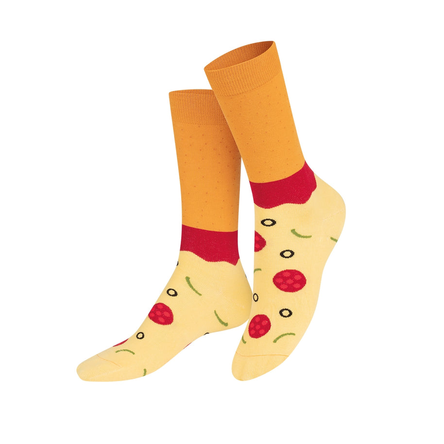 Fun foodie gift socks one size fits all easy care crew socks