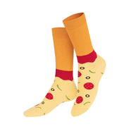 Fun foodie gift socks one size fits all easy care crew socks