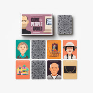 Printworks Iconic People memory game box and cards
