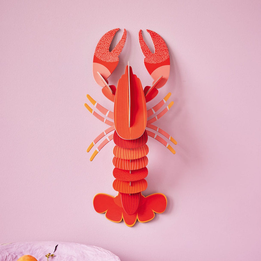 Studio Roof Lobster 3D paper wall art