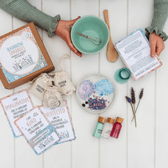 The Little Potion Co Rainbow Sparkles Mindful Potion Kit with unicorn and rainbow spell cards