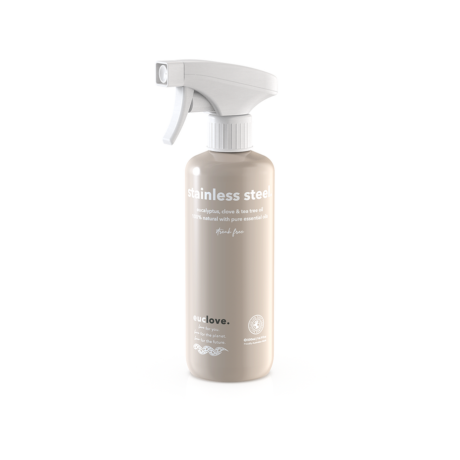 Streak Free Stainless Steel Cleaner eco-friendly spray bottle