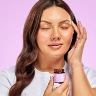 Natural aromatherapy balm with lavender, chamomile and vetiver