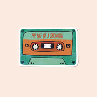 Life of a Showgirl retro sticker inspired by pop culture