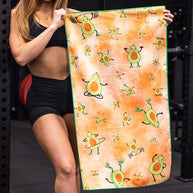 Shredded Avocados Gym Towel 90x50cm