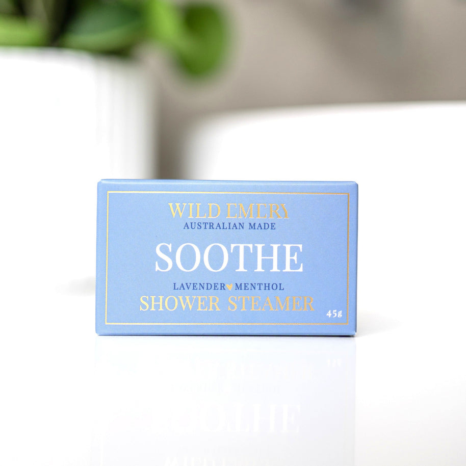 Soothe Shower Steamer made in Beechworth, Australia