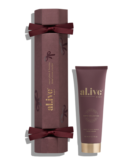 al.ive body Hand Cream Cracker Sweet Plum & Berries holiday edition