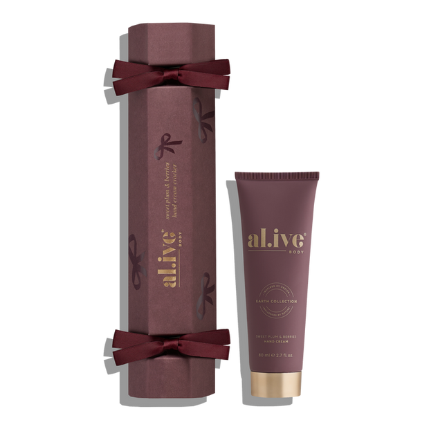 al.ive body Hand Cream Cracker Sweet Plum & Berries holiday edition