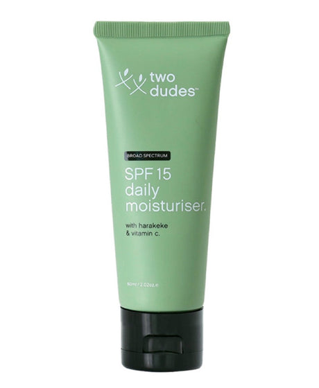 Two Dudes SPF15 Daily Moisturiser 75ml tube