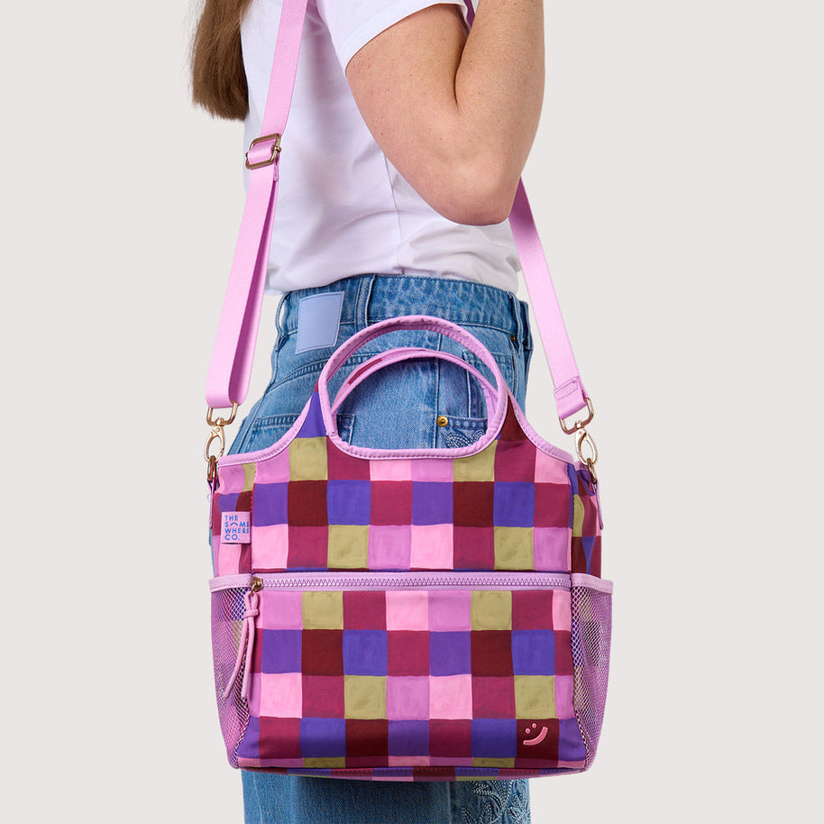 The Somewhere Co. Buddy Lunch Bag in Wanderland print