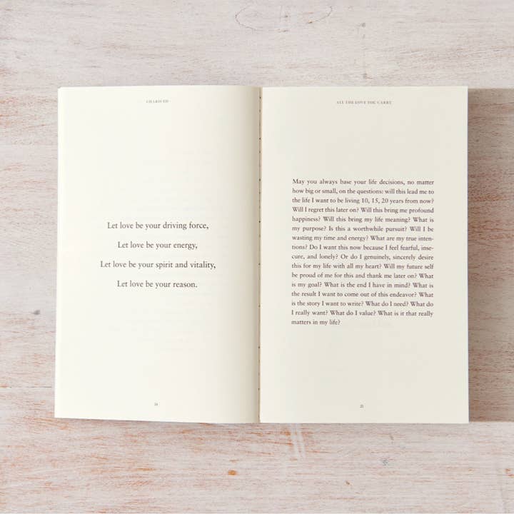 Thoughtful paperback gift book for poetry lovers and reflective readers