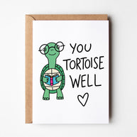 Friends of Henry You Tortoise Well card with cute turtle illustration