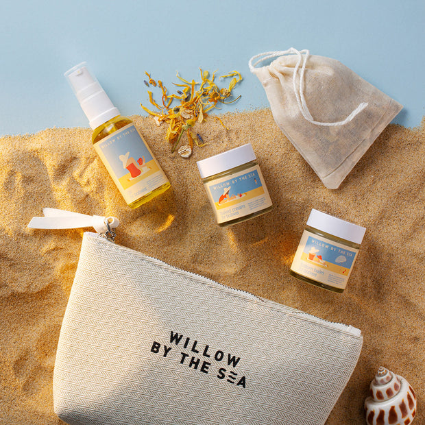 Willow By the Sea Baby Edition Mini Set with travel pouch