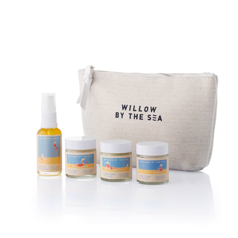 Willow By the Sea certified organic mum skincare travel essentials