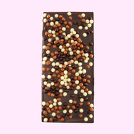 Freckleberry Triple Choc Crunch Block in dark chocolate 100g
